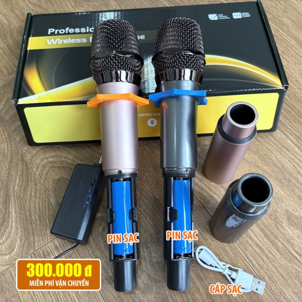 Mic không dây mới 3