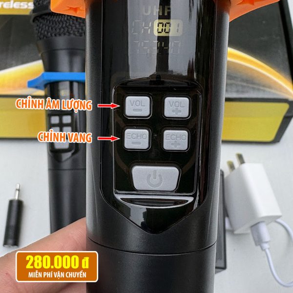 Mic không dây mới 8